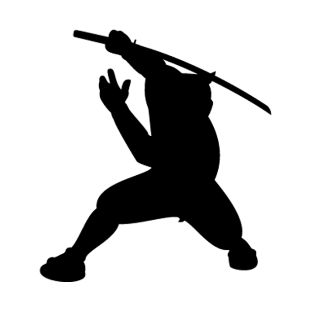 Samurai Swordsman Silhouette by AustralianMate