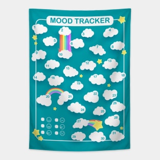 cloudy mood tracker Tapestry