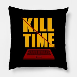 Kill Bill Inspired Techie Computer Parody For Gadget Lovers Pillow