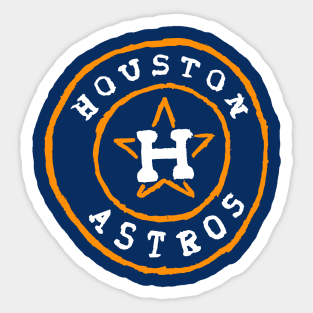 Houston Asterisks Baseball Team Logo - Houston Baseball - Sticker