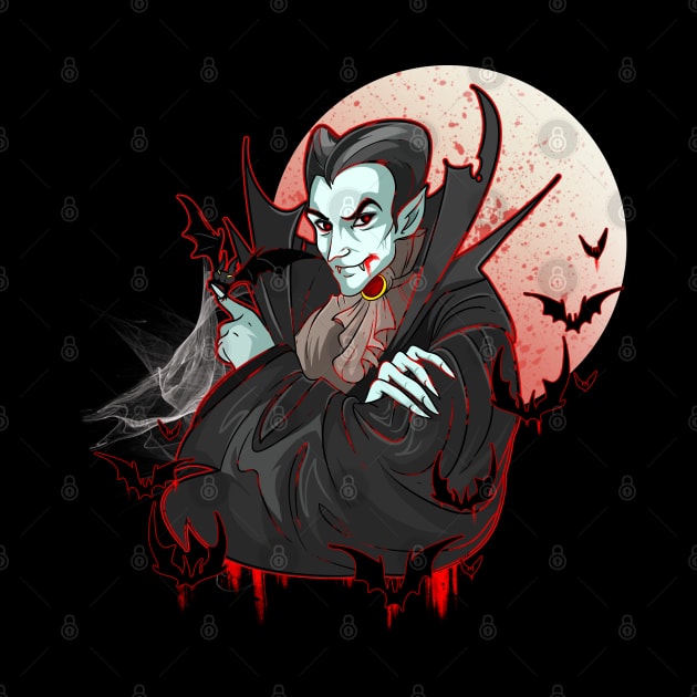 Classic Horror Monster Vampire by Trendy Black Sheep