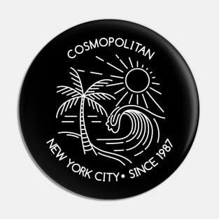 Cosmopolitan - Liquid summer 1987 Pin