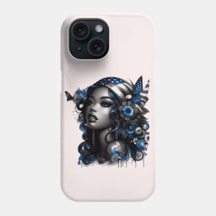 American Beauty, Blue Gray | Catsie Cat Phone Case