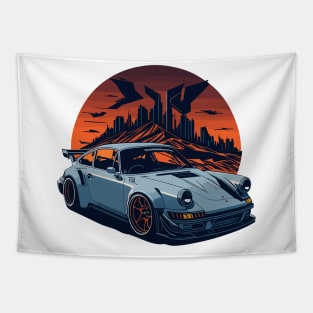 Porsche 911 GT 3 Turbo Classic Car Tapestry