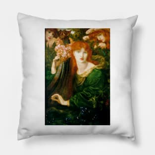 La Ghirlandata, Dante Gabriel Rossetti Pillow