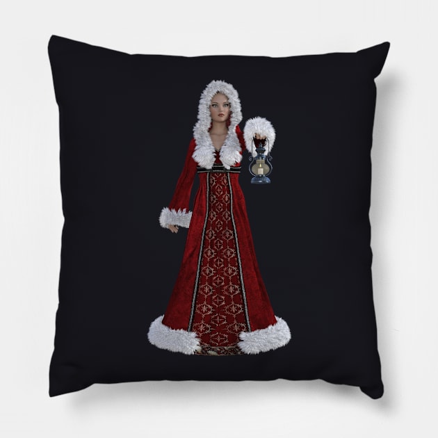 The Christmas angelic santa Pillow by zmanja