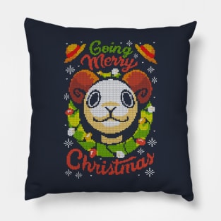 One Piece - Going Merry Christmas Ugly Sweater Pillow