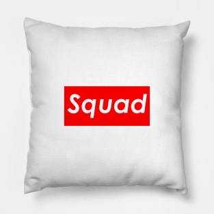 Squad (Red) Pillow