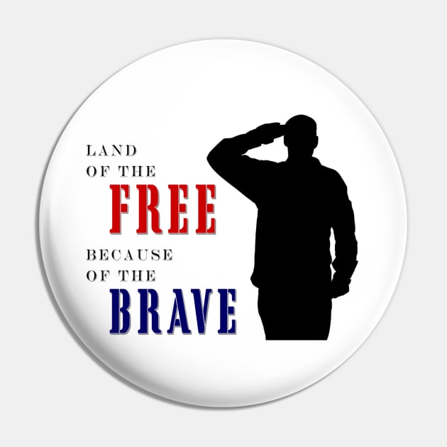 Land of Free Because of Brave Pin by She Gets Creative