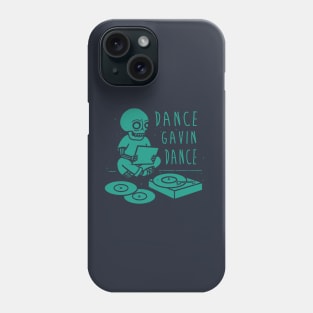 Vintage skull dance navy Phone Case