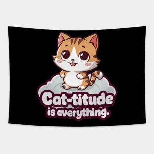 Cat Lover - Cat-titude Is Everything Tapestry