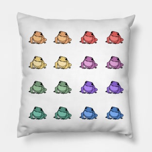 Mini Rainbow Frogs Bundle Pillow