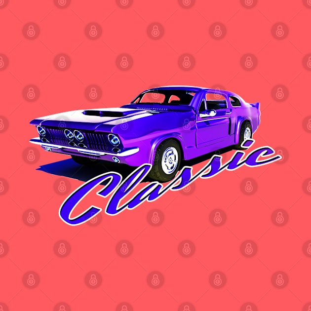 Purple Classic Car by TheBlueNinja