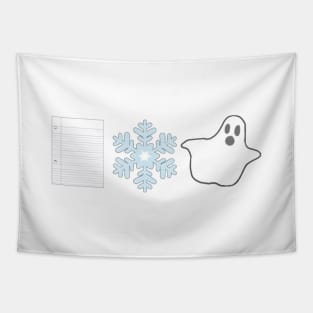 Paper, Snow, A Ghost! Tapestry