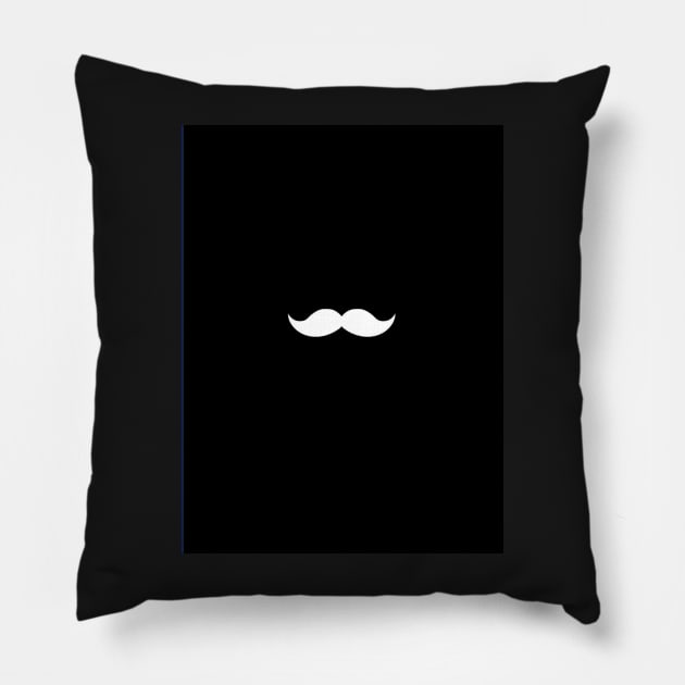 Moustache Pillow by mcmetz