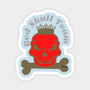 Red Skull Team Magnet