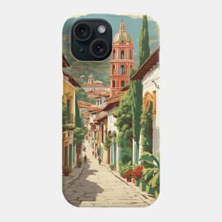 San Cristobal de las Casas Chiapas Mexico Vintage Tourism Travel Phone Case