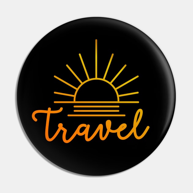Travel the World Pin by edmproject