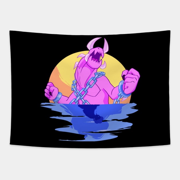 Cry Baby Tapestry by charlesstalkless