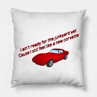 George Jones Country Music Rocking Chair Corvette Pillow