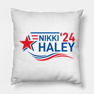 Nikki Haley 2024 For President Pillow