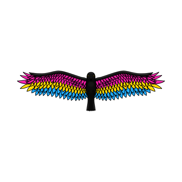 Fly With Pride, Raven Series - Pansexual by StephOBrien