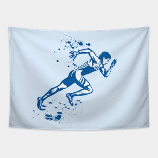 Track Runner Sprinter Sprinting - 03 Tapestry