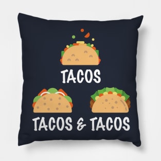 Tacos Taco Tuesday I Love Tacos Pillow