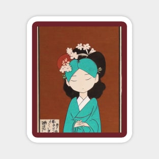 Geisha icon Magnet