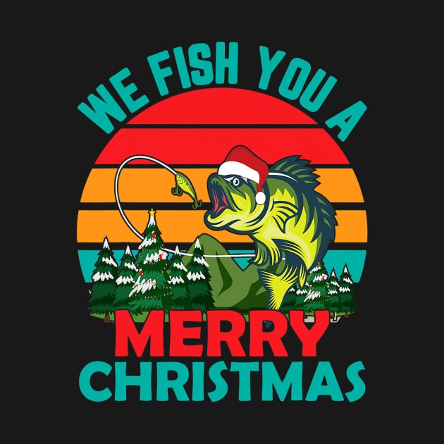 We Fish You A Merry Christmas Fishing Christmas by kasperek