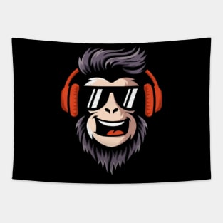 Cool Monkey Tee Tapestry