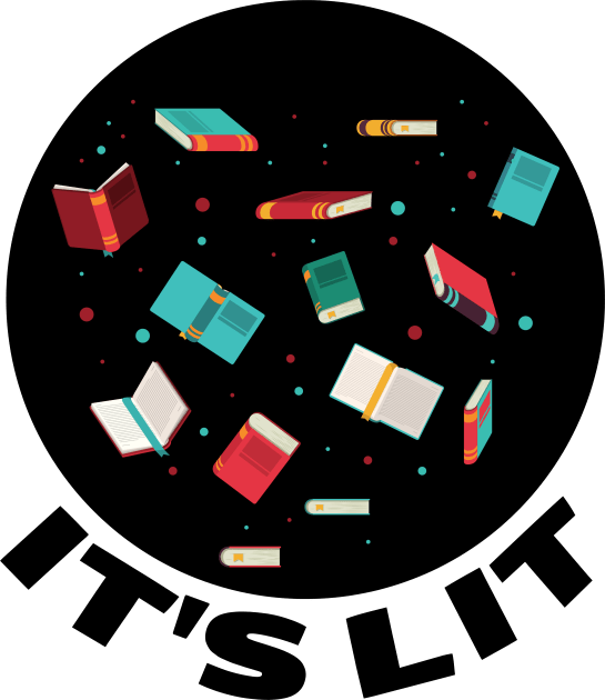It's Lit | Books Pun Kids T-Shirt by Allthingspunny
