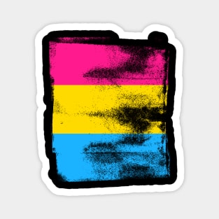 Pansexual Pride Flag with Texture Finish Magnet