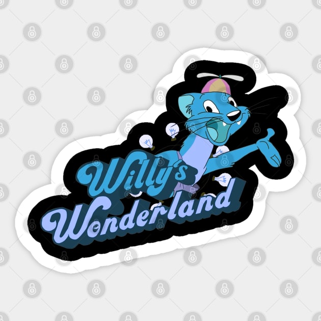 willy's wonderland Sticker