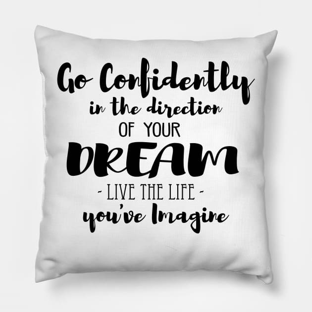 Dreams Imagine Pillow by enigma_apparel