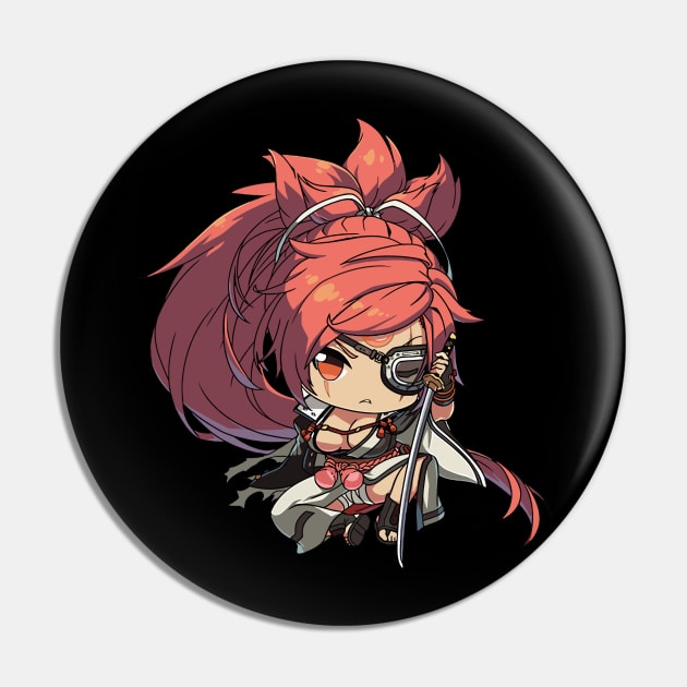 Chibi Baiken Pin by JamesCMarshall