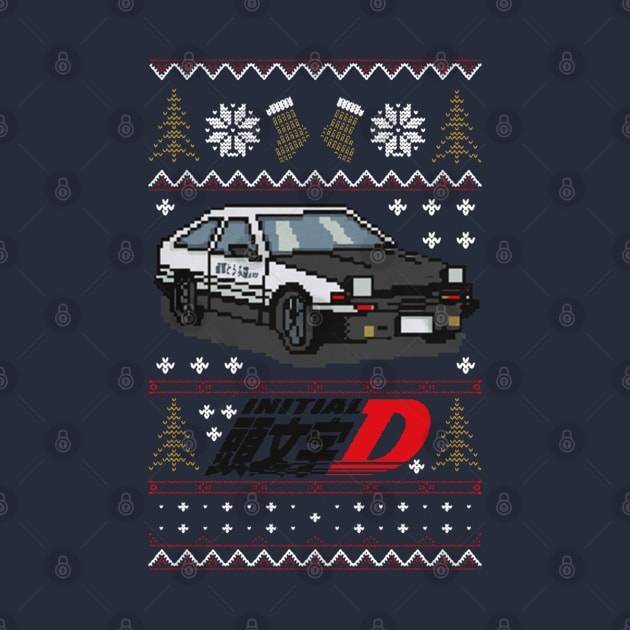 Car Ugly Christmas Sweater by QUYNH SOCIU