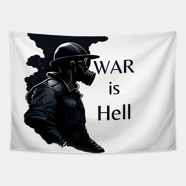 War ir hell Tapestry by Javisolarte