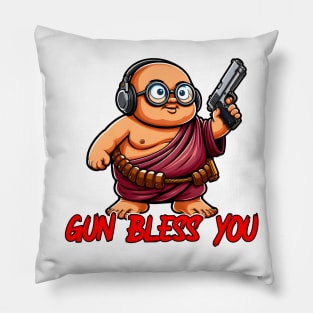 Gun Bless You Pillow