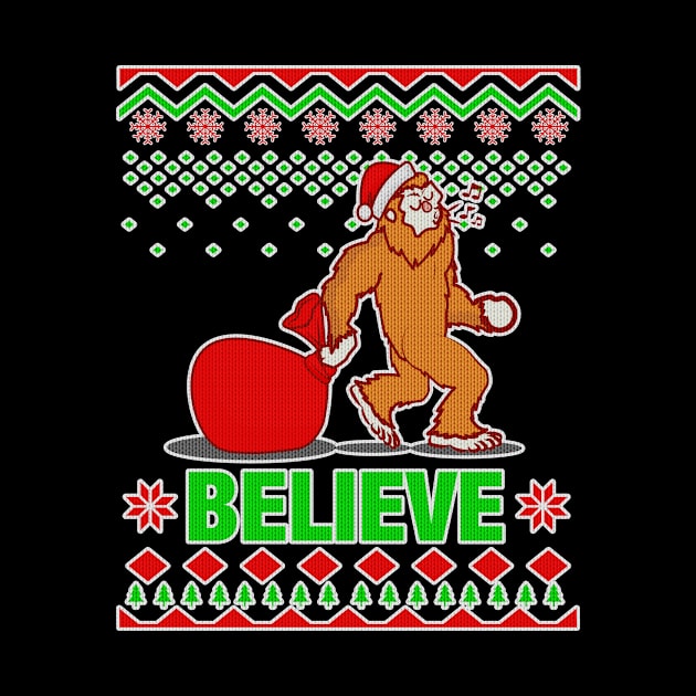 Bigfoot Believe by LetsBeginDesigns