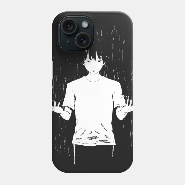 Kasuga Raining Aku No Hana Phone Case by DarkenLlst