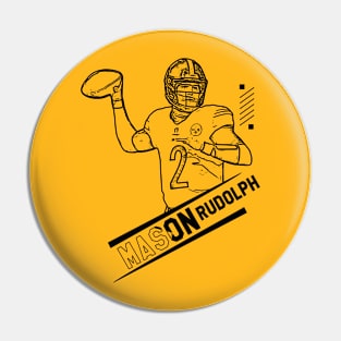 Mason Rudolph || Black Retro Pin