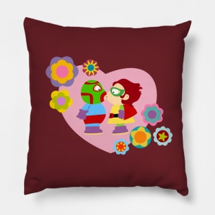 Wrestling Romance Pillow