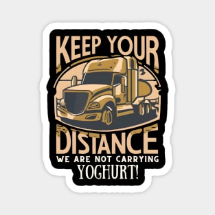 Keep Your Distance Truck Magnet