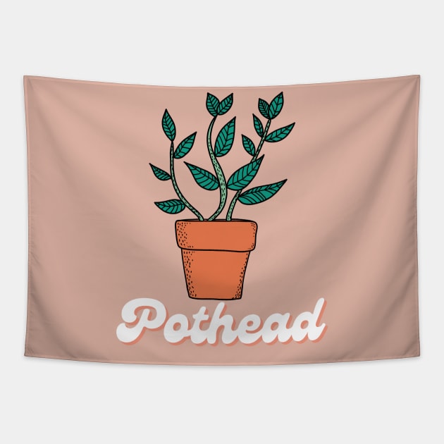 Pothead Plant Tapestry by Midnight Pixels