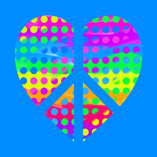 Pop Art Peace and Love by AlondraHanley