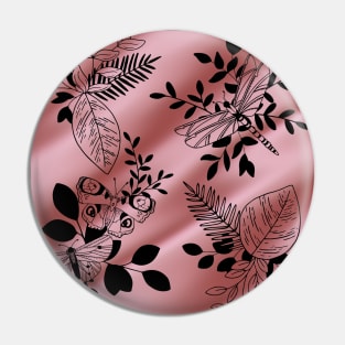 Beautiful champagne pink with nature design Pin