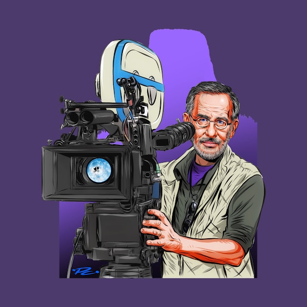 Steven Spielberg - An illustration by Paul Cemmick by PLAYDIGITAL2020