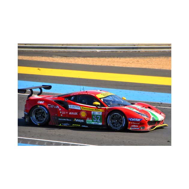 488 GTE EVO 24 Hours of Le Mans 2022 by Andy Evans Photos