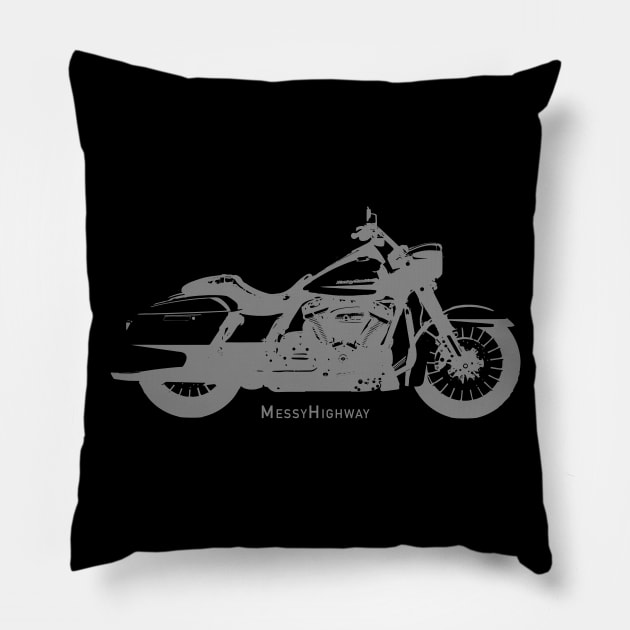 Harley Road King Special 19, shadow Pillow by MessyHighway